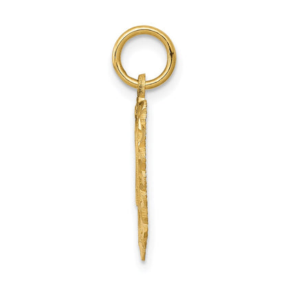 14K Yellow Gold 20 In Heart Charm