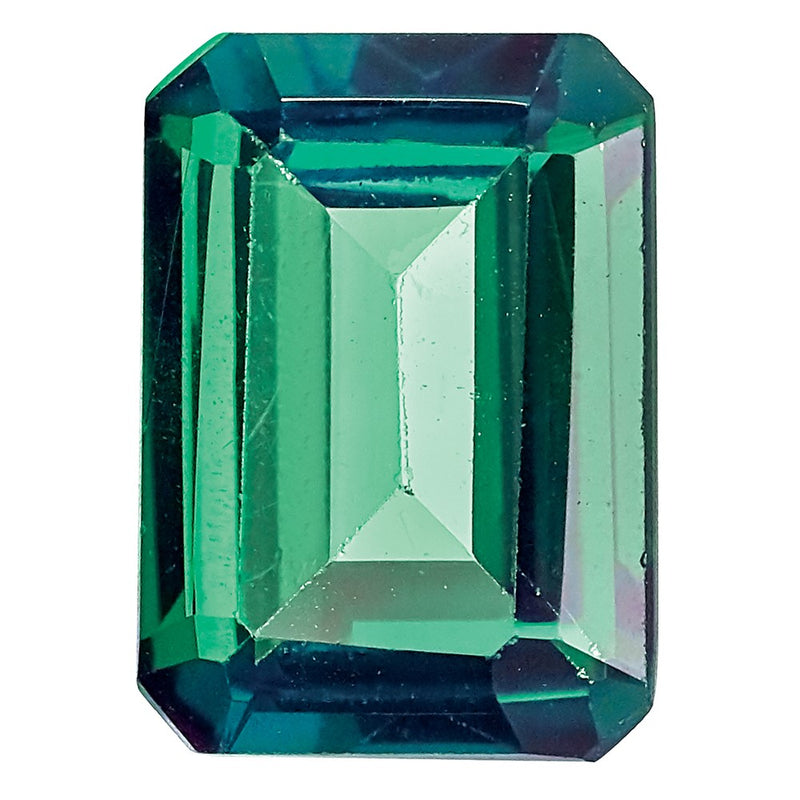 Gemstone Created Alexandrite 5X3mm Emerald Cut