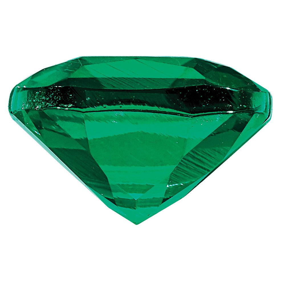 Gemstone Created Emerald 8mm Antique Cushion