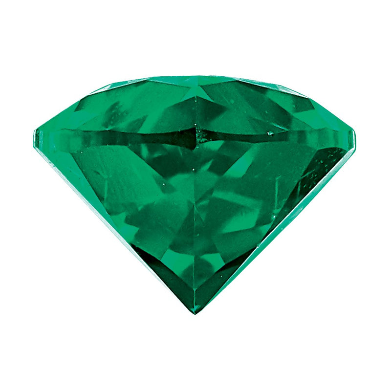 Gemstone Created Emerald 6X3mm Marquise