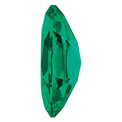 Gemstone Created Emerald 6X3mm Marquise