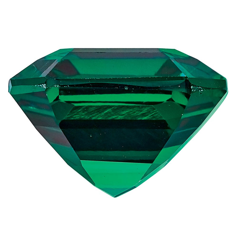 Gemstone Created Emerald 7X5mm Cut
