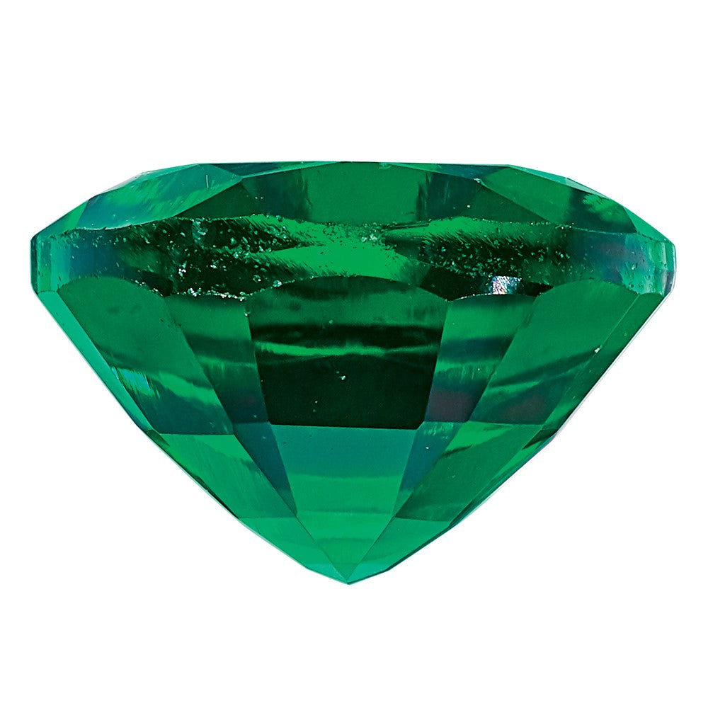 Gemstone Created Emerald 5X3mm Oval