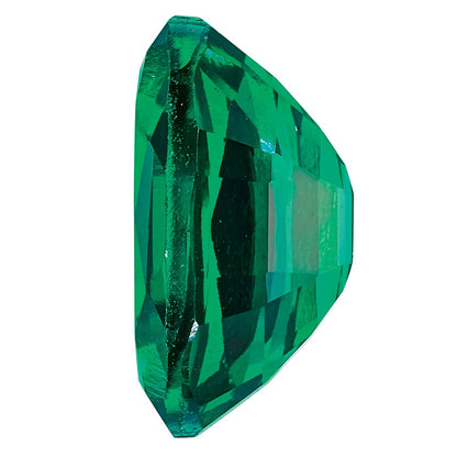 Gemstone Created Emerald 10X8mm Oval