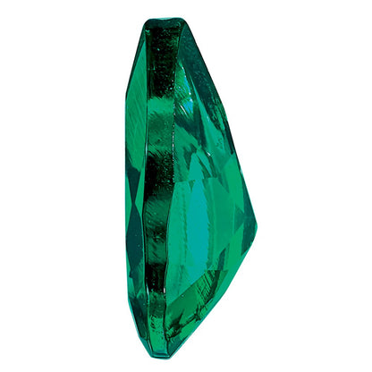 Gemstone Created Emerald 7X5mm Pear