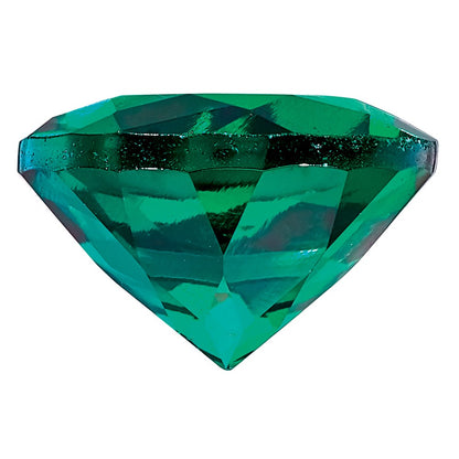 Gemstone Created Emerald 6mm Round