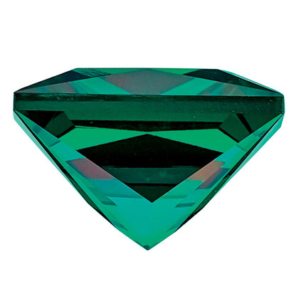 Gemstone Created Emerald 5mm Princess