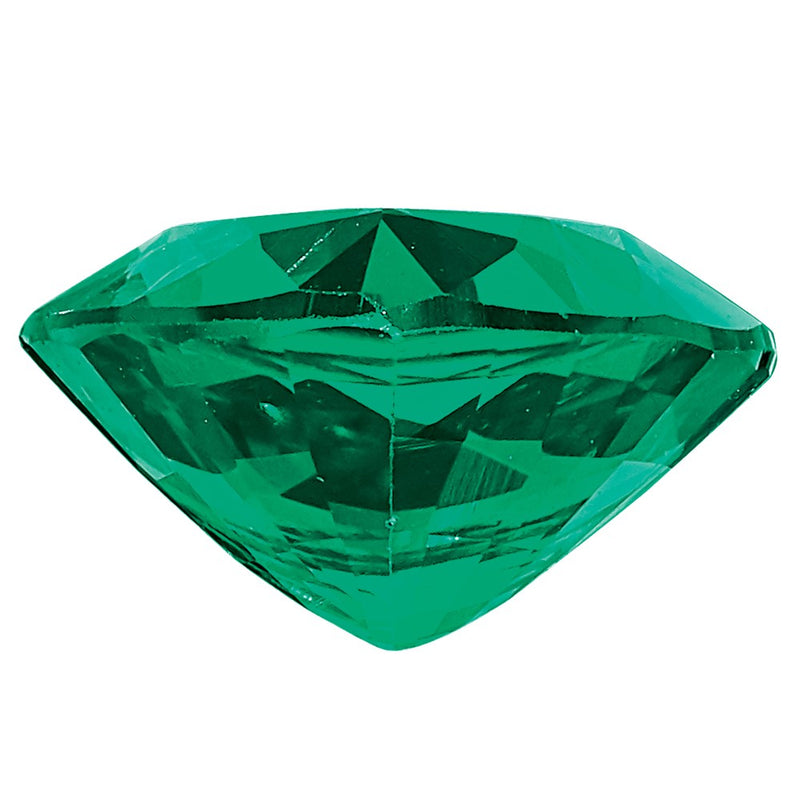 Gemstone Created Emerald 7mm Trillion
