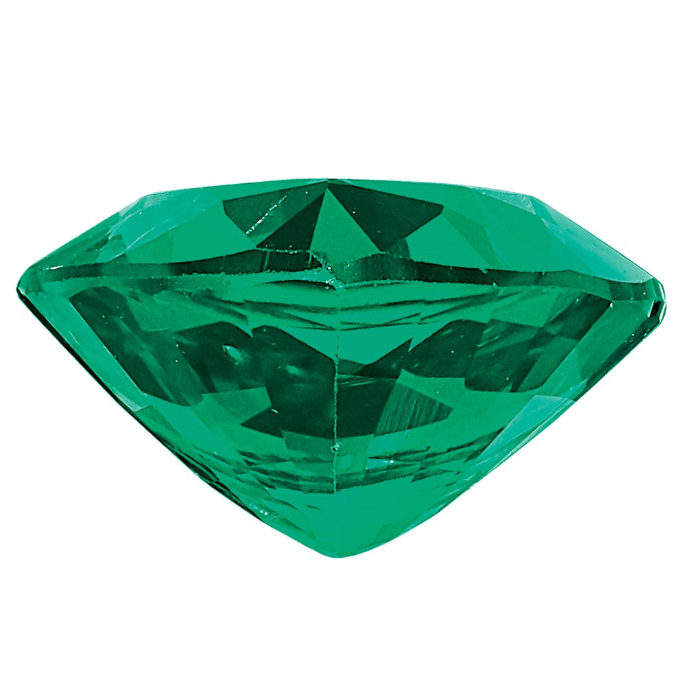 Gemstone Created Emerald 6mm Trillion