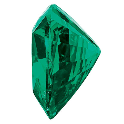 Gemstone Created Emerald 6mm Trillion