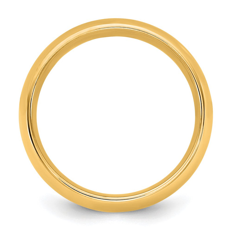 10K Yellow Gold 10Ky 1mm Standard Comfort Fit Band Size 11