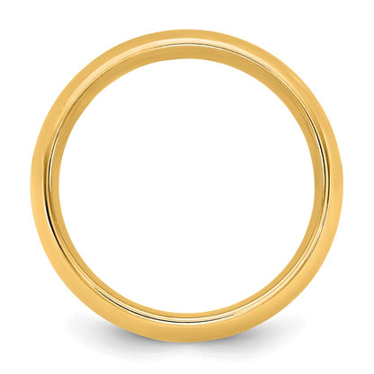 14K Yellow Gold 1mm Standard Comfort Fit Band
