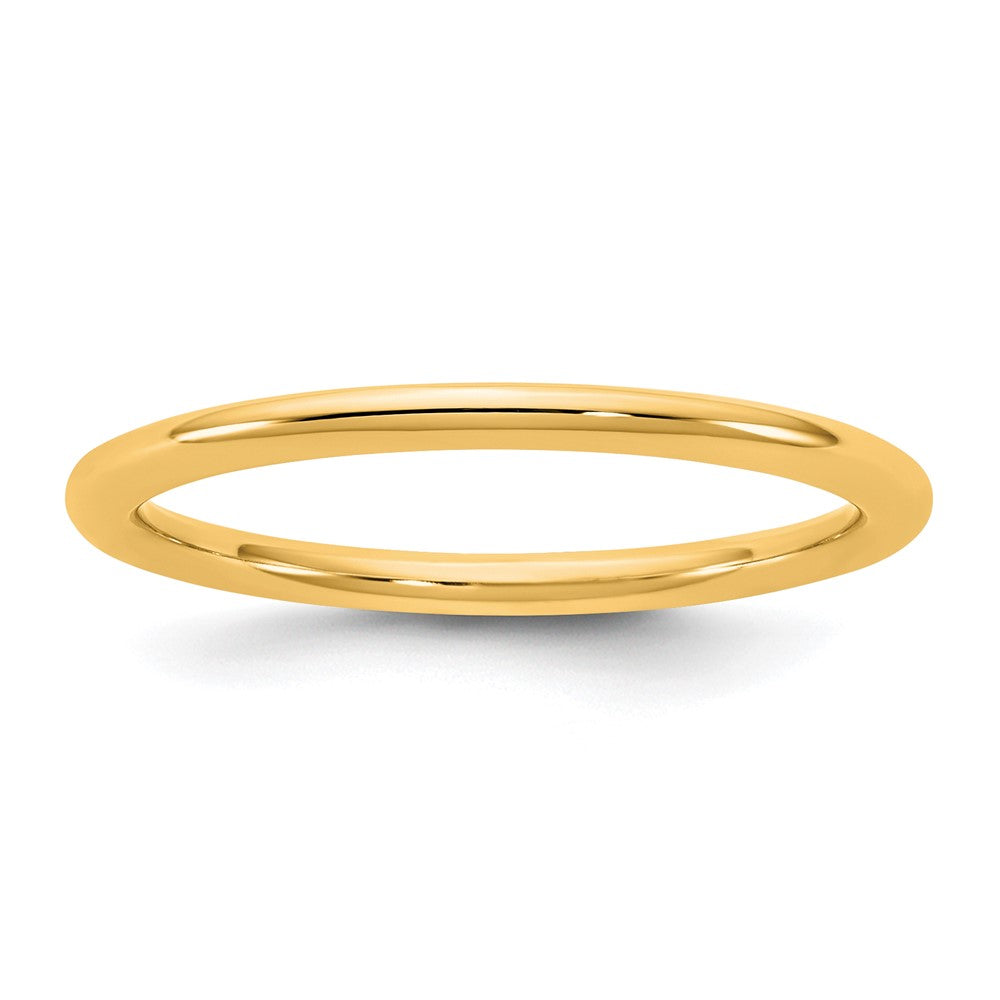 10K Yellow Gold 10Ky 1.5mm Standard Comfort Fit Band Size 9.5