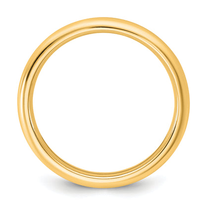 10K Yellow Gold 10Ky 2.5mm Standard Comfort Fit Band Size 9