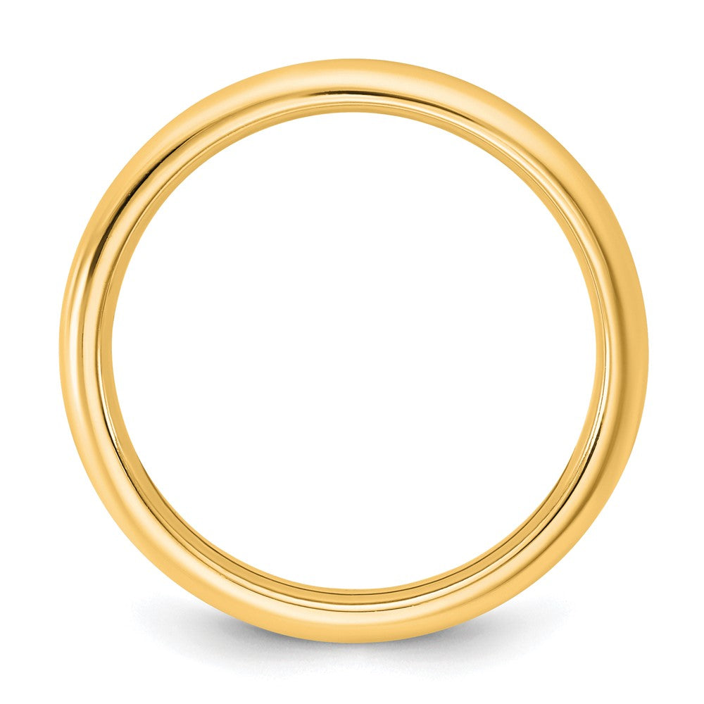 10K Yellow Gold 10Ky 2.5mm Standard Comfort Fit Band Size 5.5