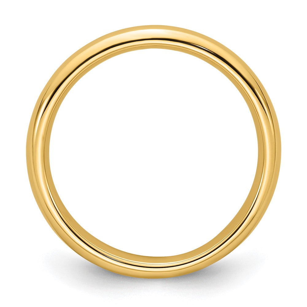 10k Yellow Gold 3mm Standard Weight Comfort Fit Wedding Band Ring