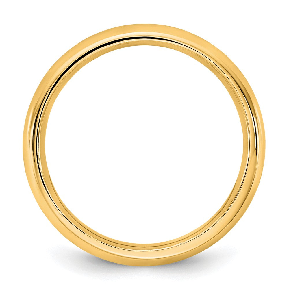 10K Yellow Gold 10Ky 3.5mm Standard Comfort Fit Band Size 9.5
