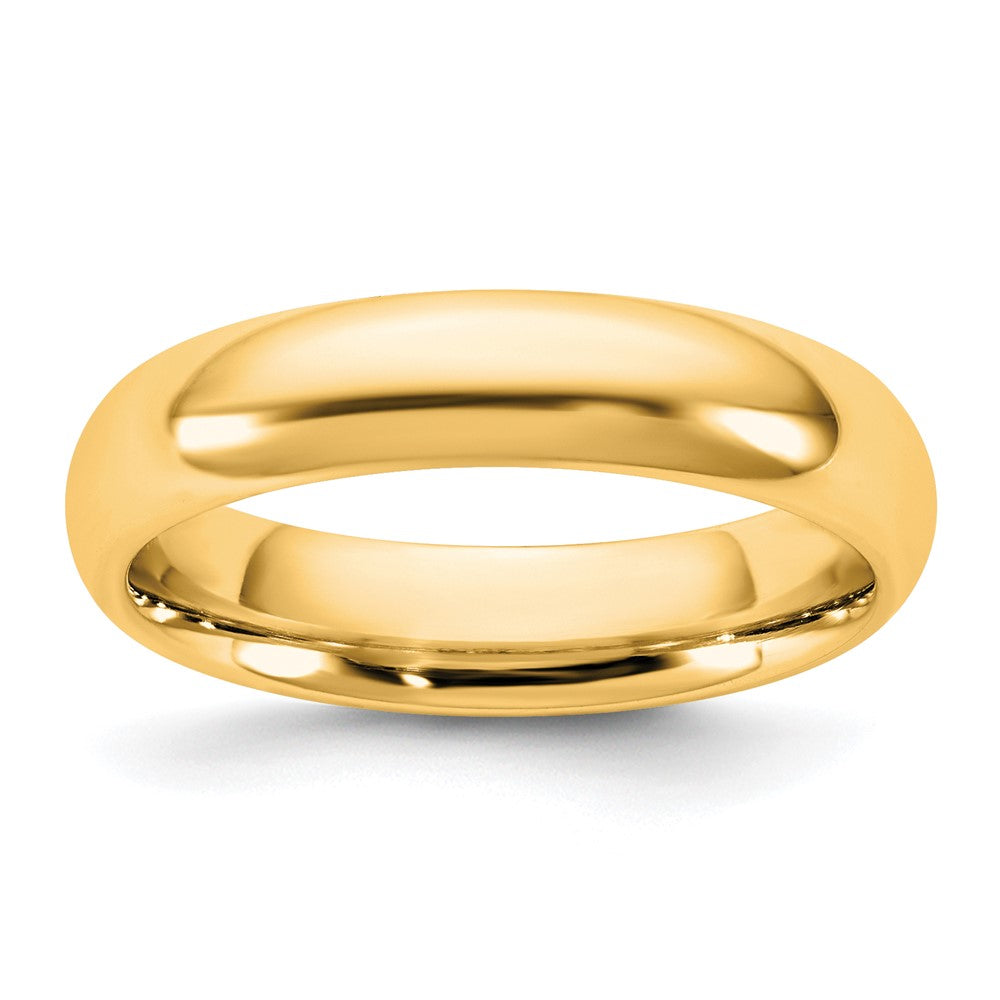 14K Yellow Gold 4.5mm Standard Comfort Fit Band