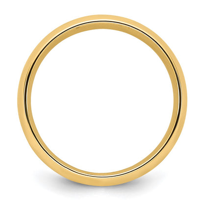 14k Yellow Gold 5mm Standard Weight Comfort Fit Wedding Band Ring