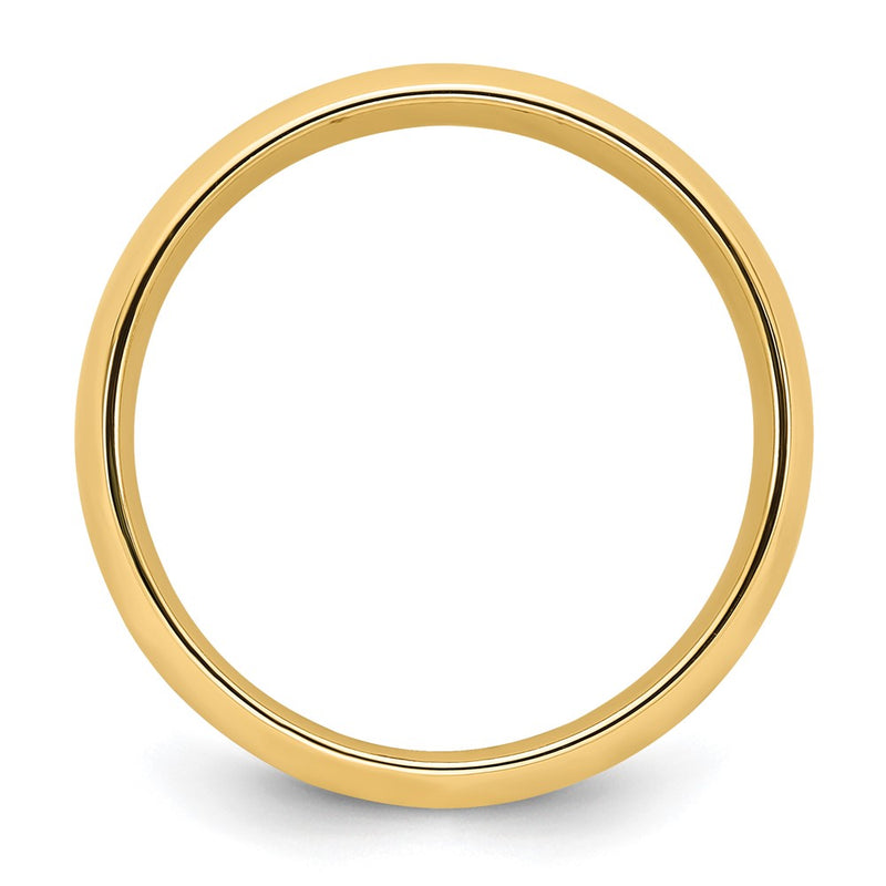14k Yellow Gold 5mm Standard Weight Comfort Fit Wedding Band Ring
