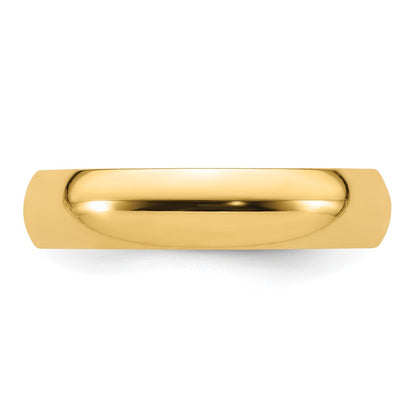 14K Rose Gold 5mm Comfort-Fit Band