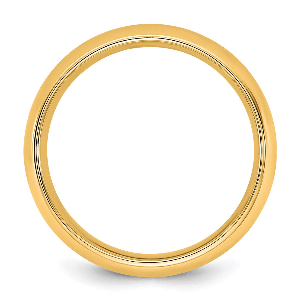 10K Yellow Gold 10Ky 5.5mm Standard Comfort Fit Band Size 14
