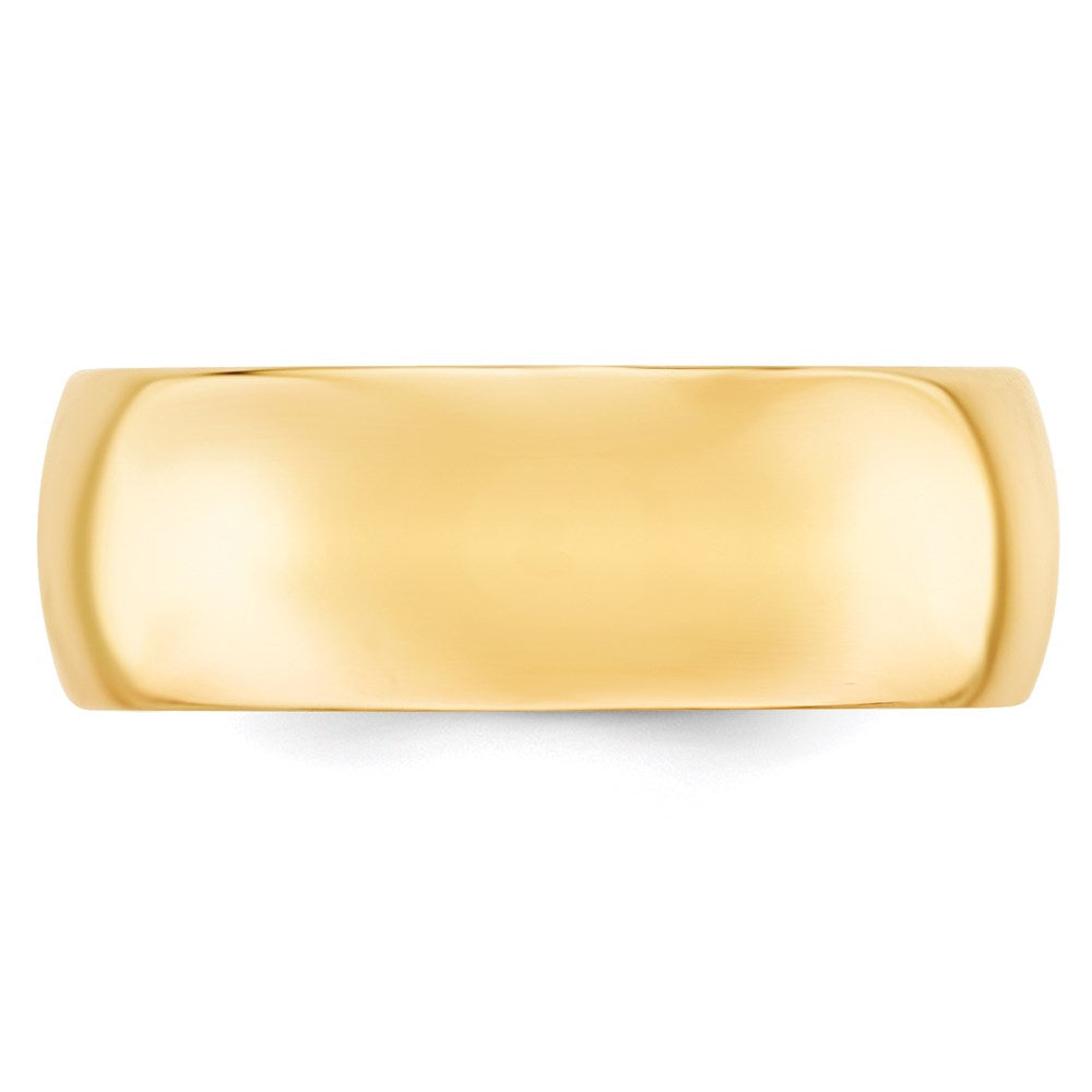 18k Yellow Gold 8mm Standard Weight Comfort Fit Wedding Band Ring