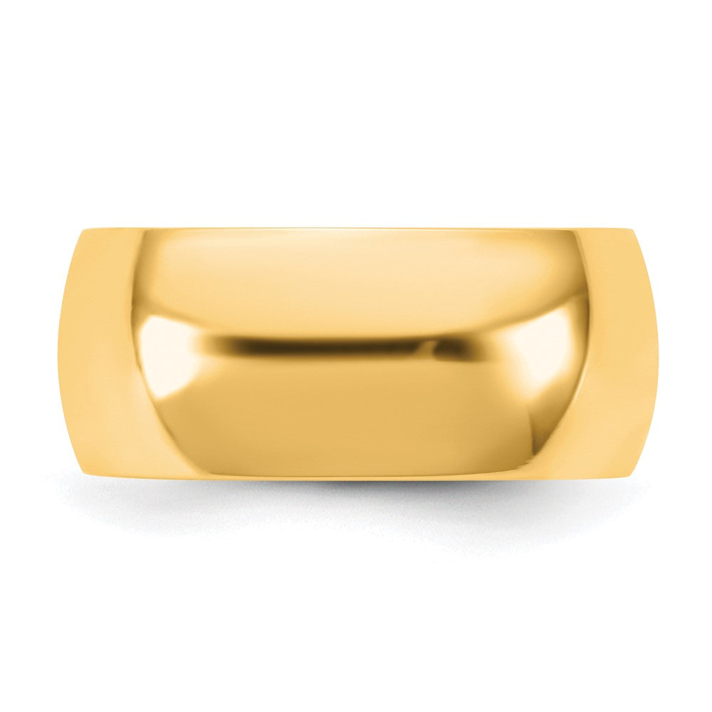 10K Yellow Gold 10Ky 9mm Standard Comfort Fit Band Size 4.5