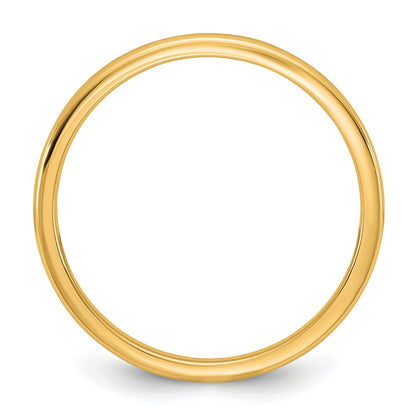 10K Yellow Gold 10Ky 1.5mm Lightweight Comfort Fit Band Size 6