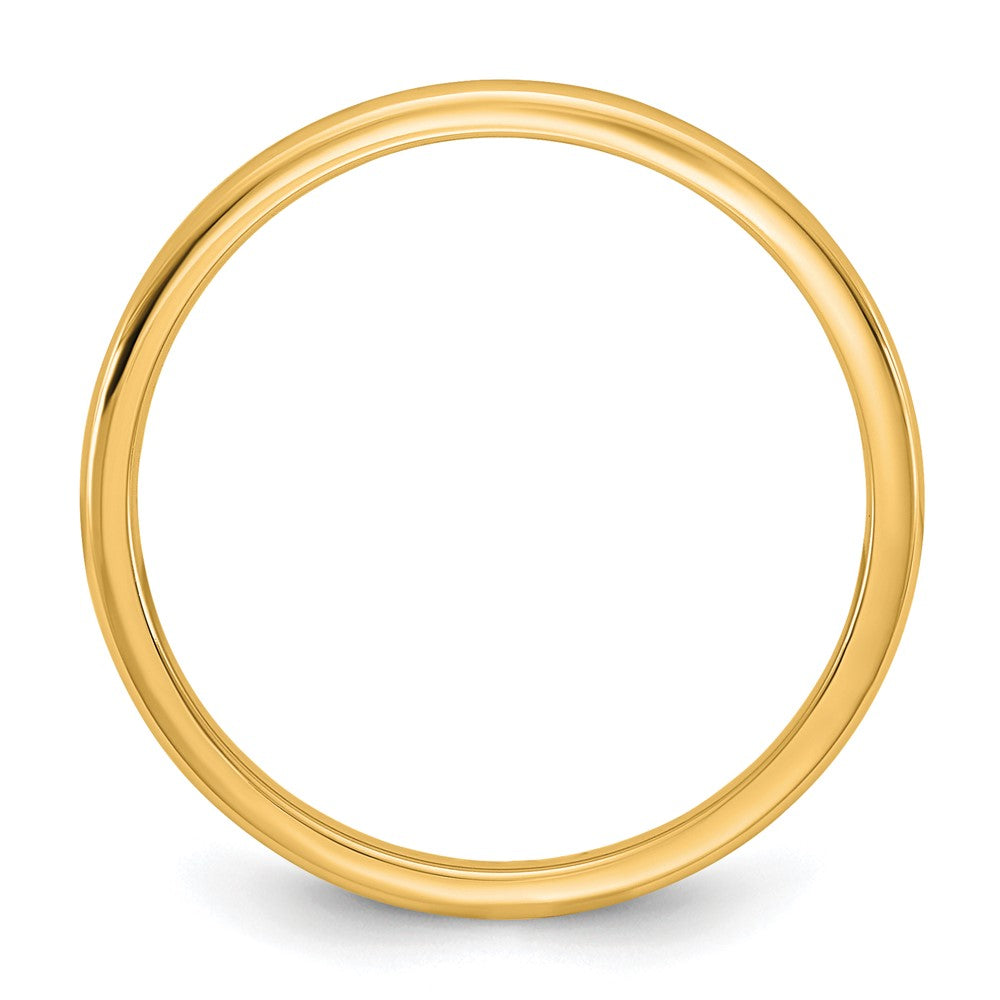 10K Yellow Gold 10Ky 1.5mm Lightweight Comfort Fit Band Size 6.5