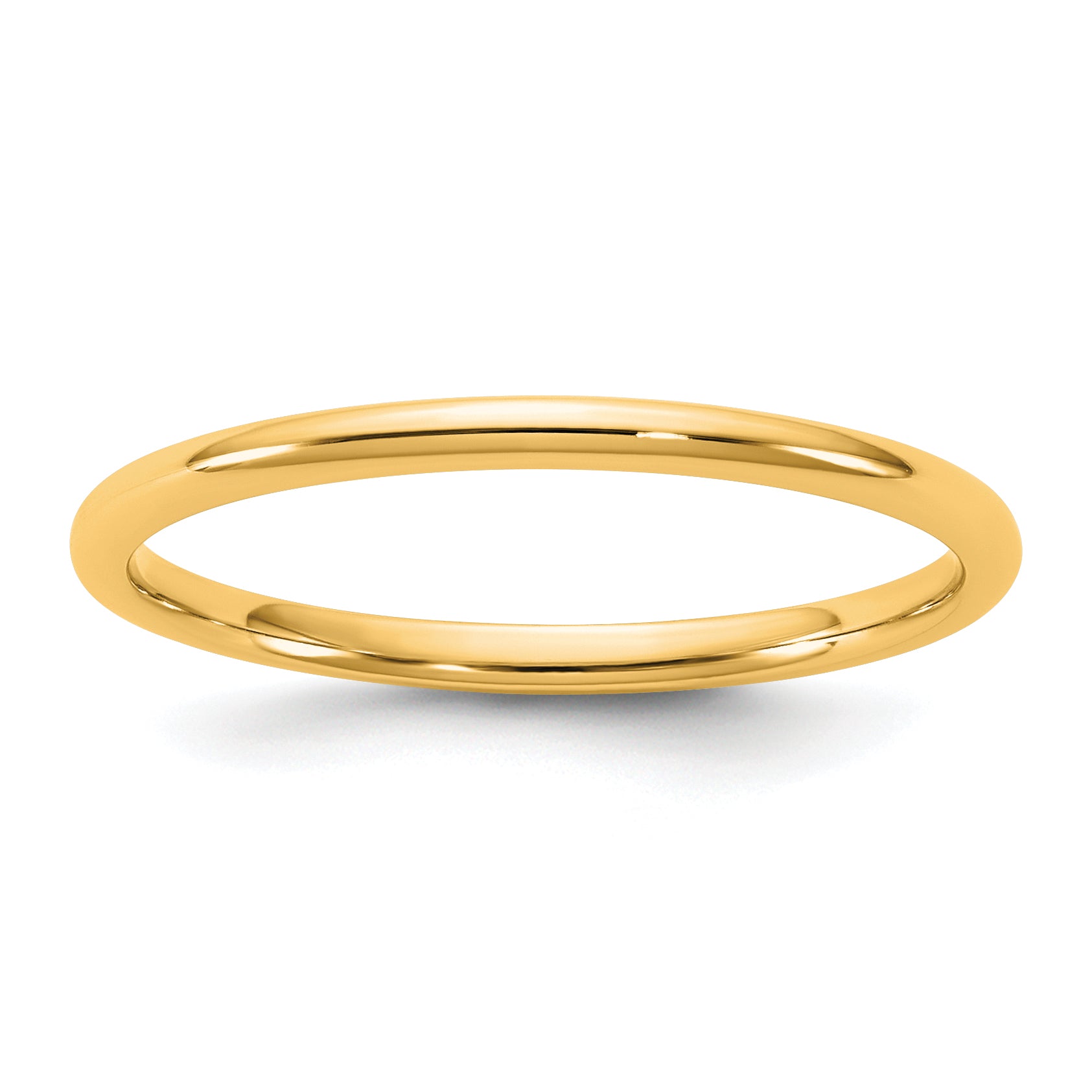 10K Yellow Gold 10Ky 1.5mm Ltw Comfort Fit Band Size 9