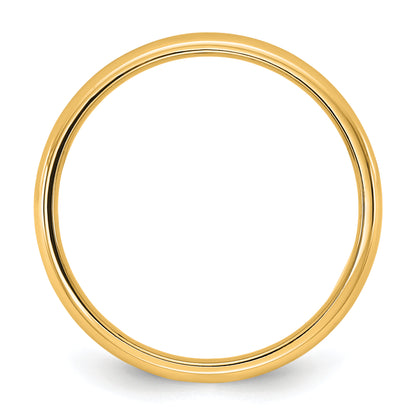 10K Yellow Gold 10Ky 2.5mm Ltw Comfort Fit Band Size 6