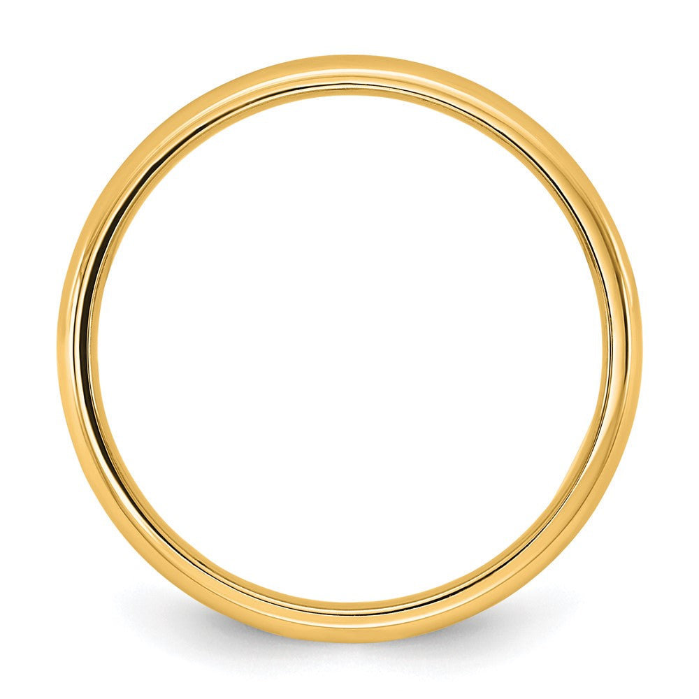 10K Yellow Gold 10Ky 2.5mm Lightweight Comfort Fit Band Size 9