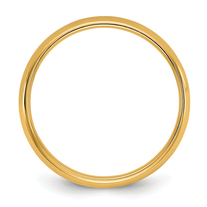 10K Yellow Gold 10Ky 3.5mm Ltw Comfort Fit Band Size 4.5
