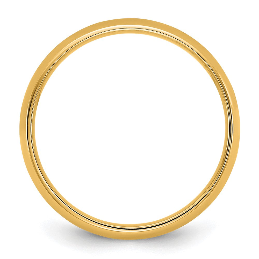 10K Yellow Gold 10Ky 4.5mm Lightweight Comfort Fit Band Size 12