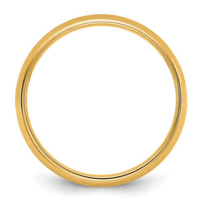 10K Yellow Gold 10Ky 4.5mm Ltw Comfort Fit Band Size 14