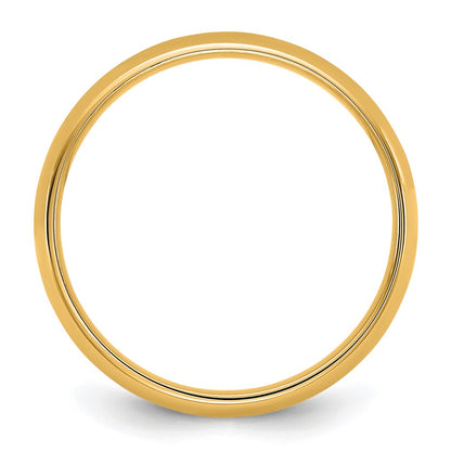 10K Yellow Gold 10Ky 4.5mm Lightweight Comfort Fit Band Size 6