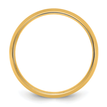 10K Yellow Gold 10Ky 5.5mm Ltw Comfort Fit Band Size 7