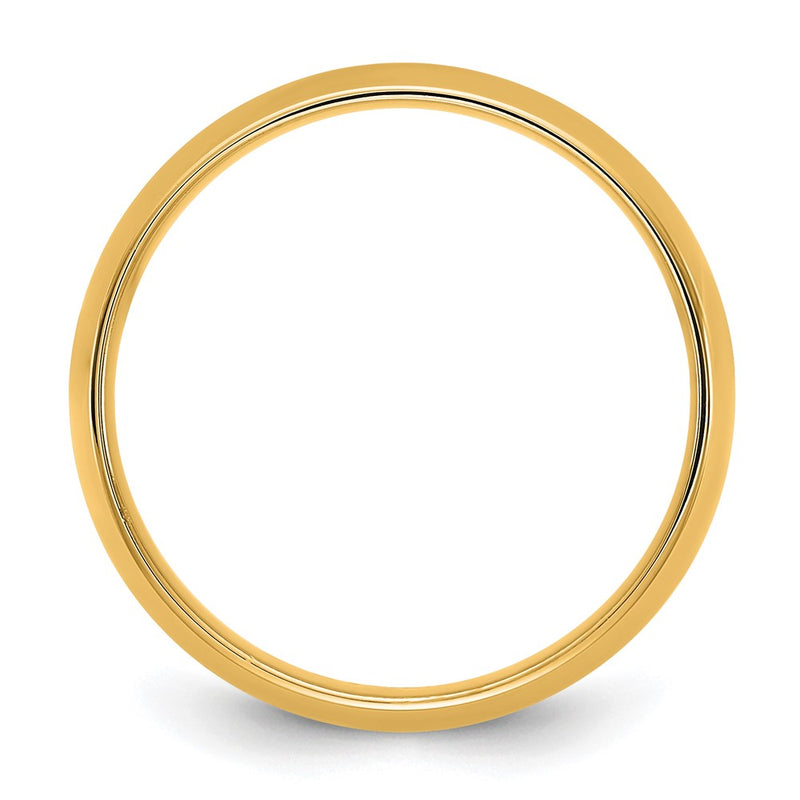 10K Yellow Gold 10Ky 5.5mm Lightweight Comfort Fit Band Size 8.5