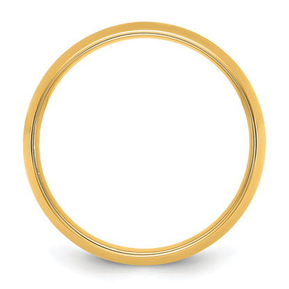 10K Yellow Gold 10Ky 6.5mm Ltw Comfort Fit Band Size 12.5
