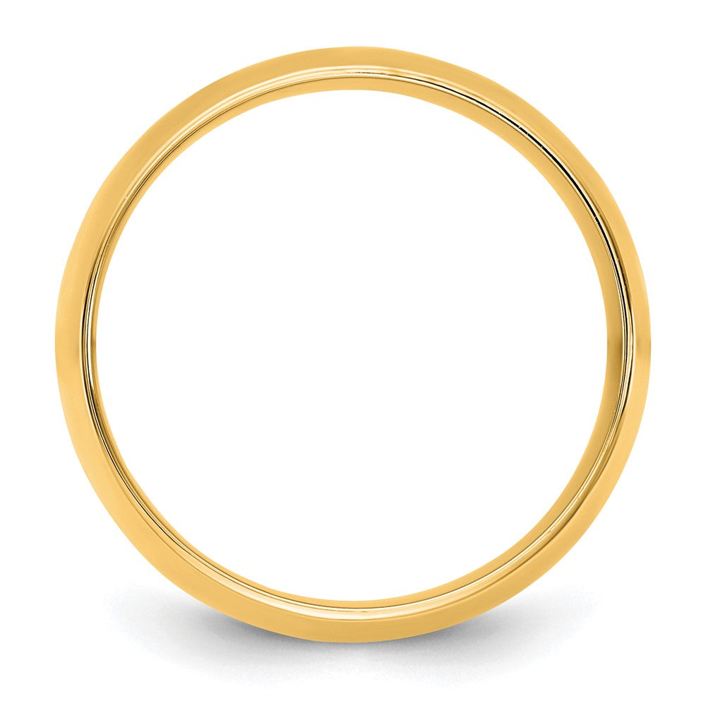 10K Yellow Gold 10Ky 9mm Lightweight Comfort Fit Band Size 13.5