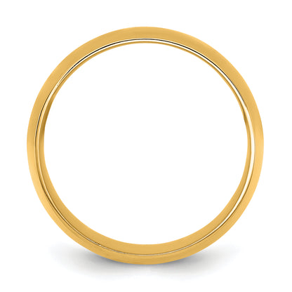 10K Yellow Gold 10Ky 10mm Ltw Comfort Fit Band Size 5