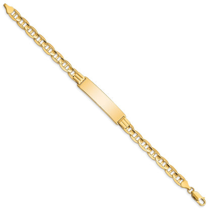 8 Inch 14K Anchor Id Bracelet