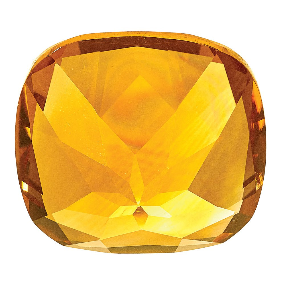 Gemstone Citrine Aa Quality 14X10mm Antique Cushion Long