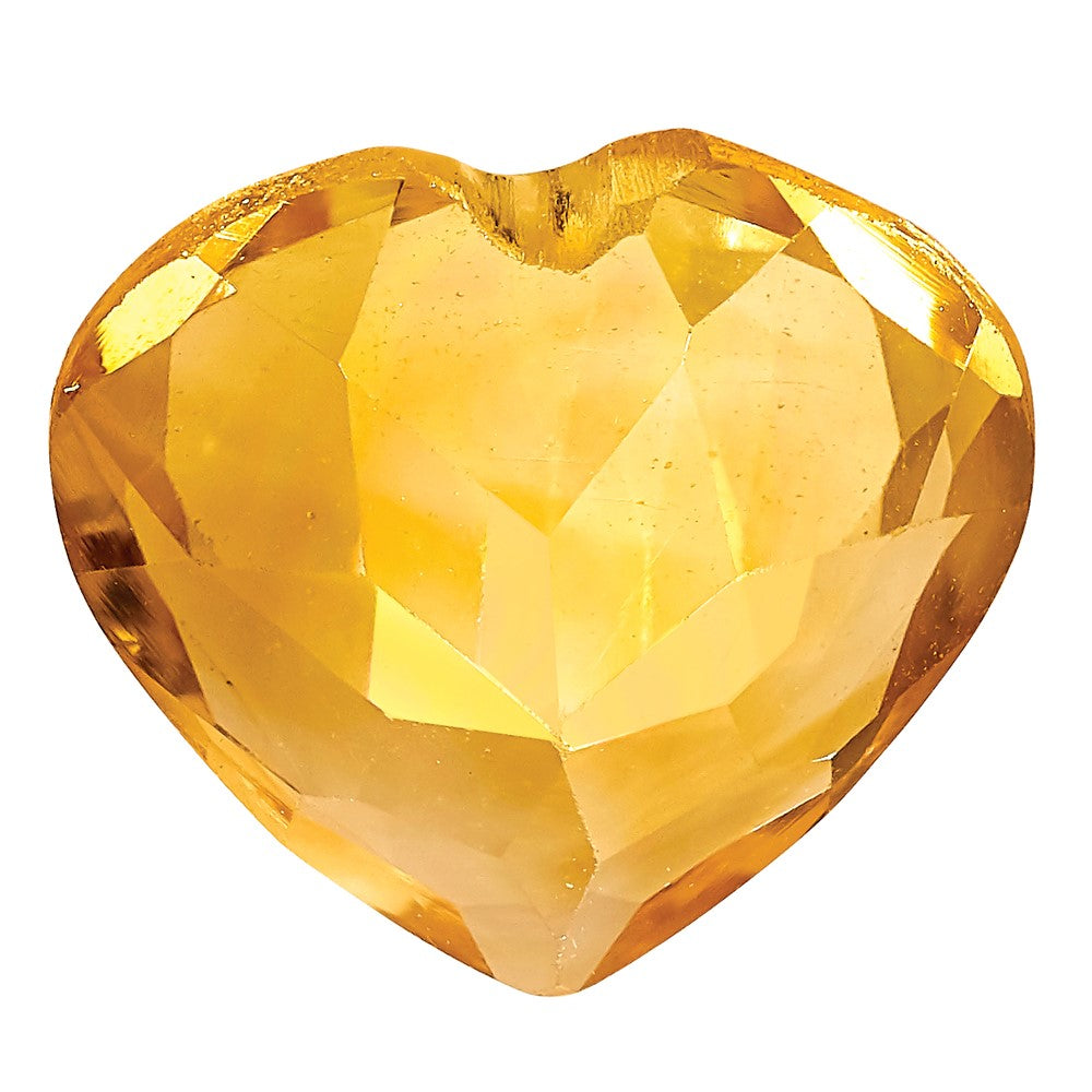 Gemstone Citrine Aa Quality 7mm Heart