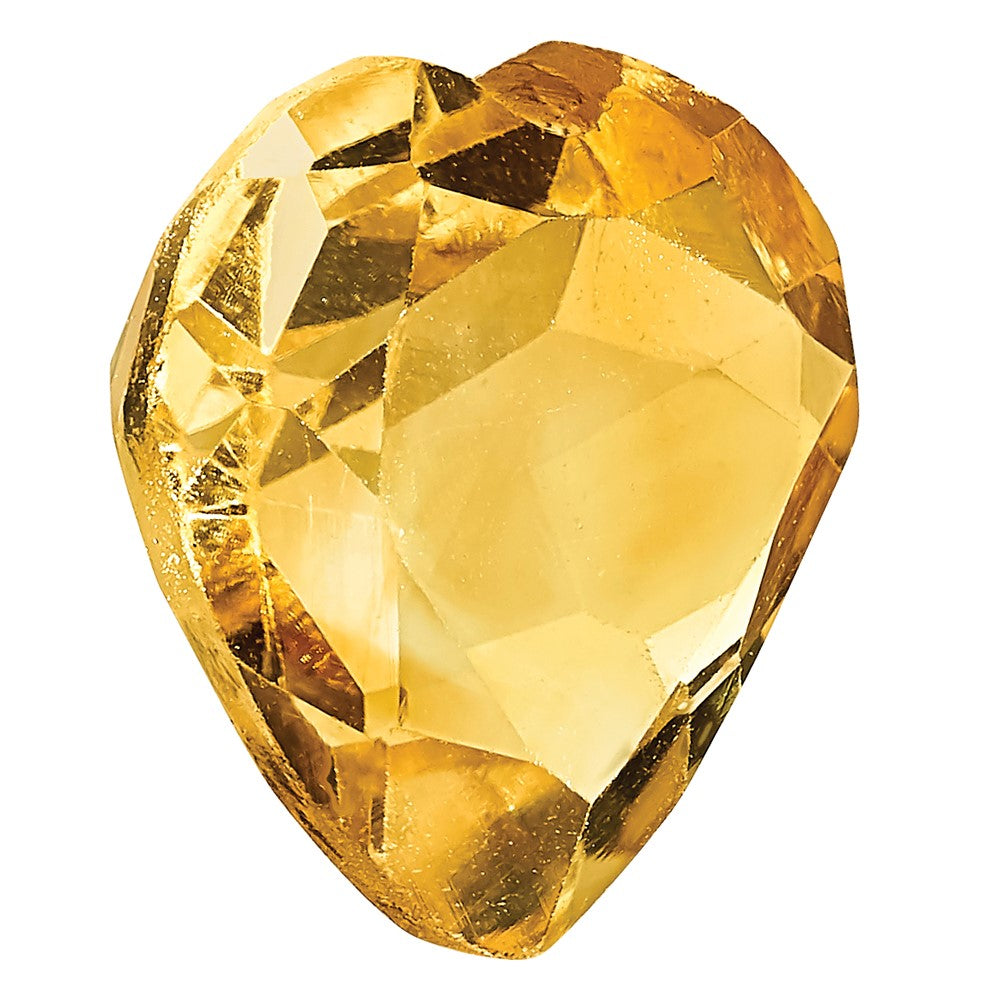 Gemstone Citrine Aa Quality 5mm Heart