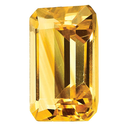 Gemstone Citrine Aa Quality 8X6mm Emerald Cut