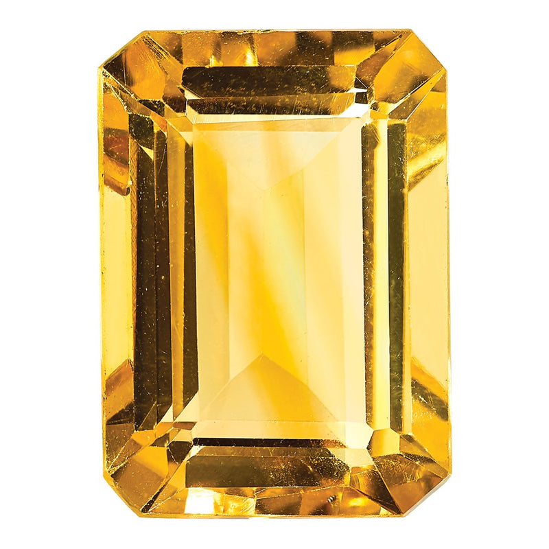 Gemstone Citrine Aa Quality 9X7mm Emerald Cut