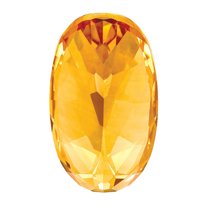 Gemstone Citrine A Quality 20X10mm Oval