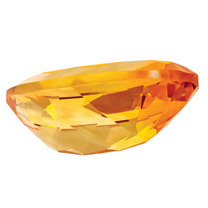 Gemstone Citrine A Quality 20X10mm Oval